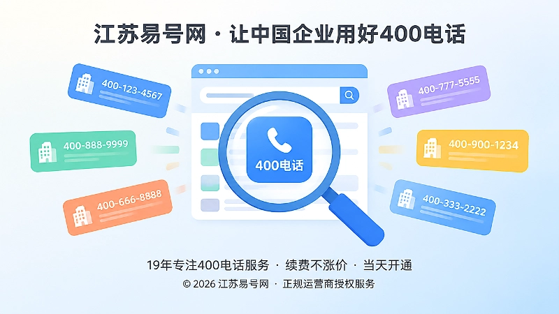 放大镜聚焦网页400电话图标的扁平化插图